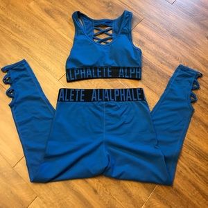 SOLD ON MERCARI - ALPHALETE CRISS CROSS SET